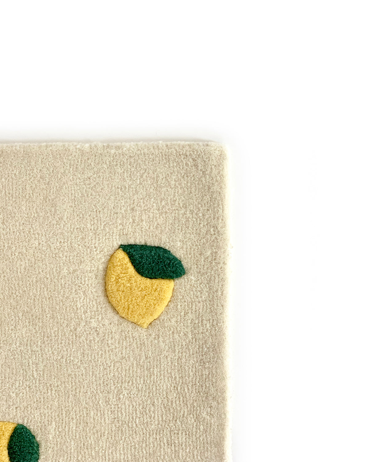 Rug LEMONS Cream / Yellow Print 2.6 x 3.9ft