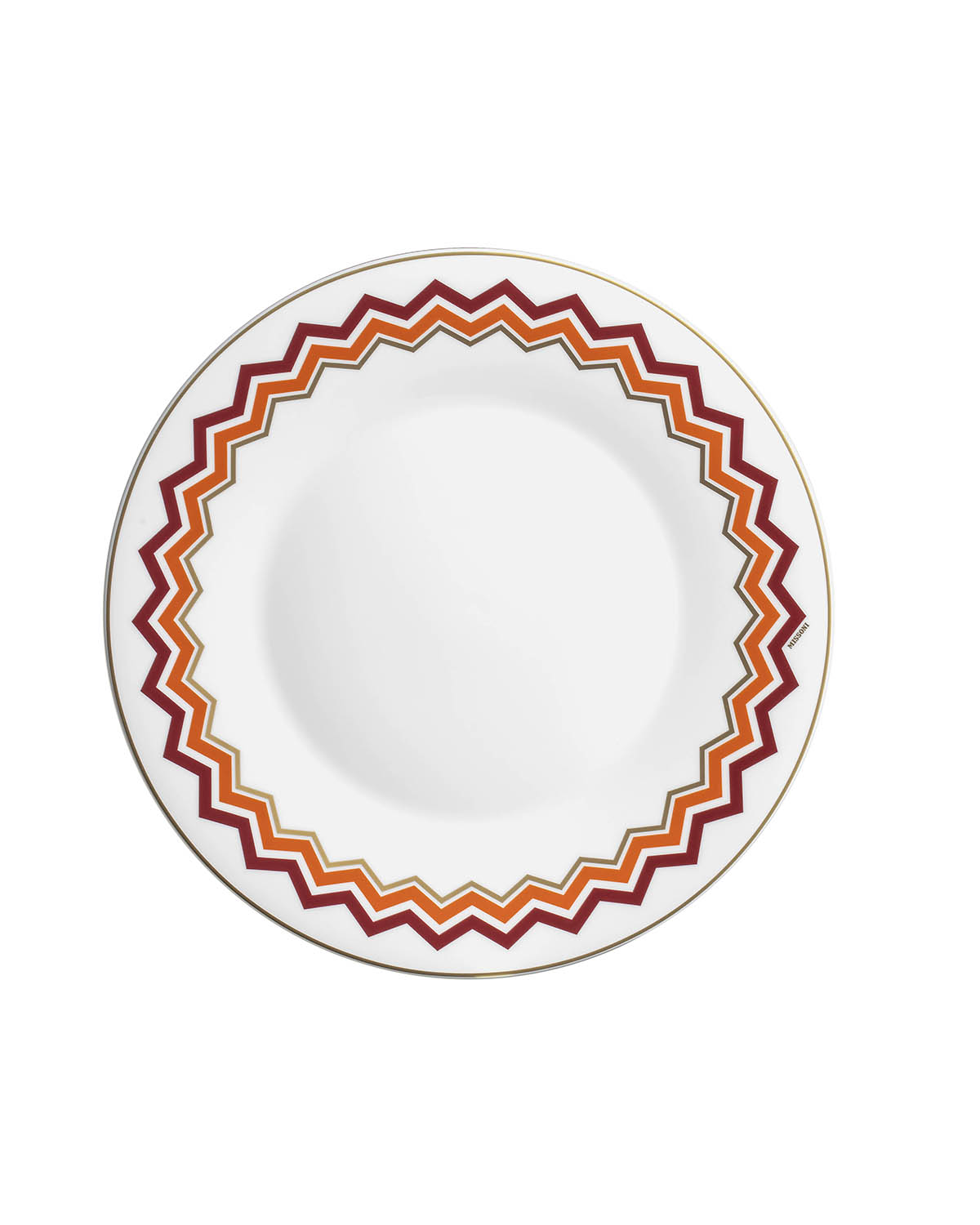 Missoni Home Dinner Plates ICONIC Set of 2 diam. 10.75"