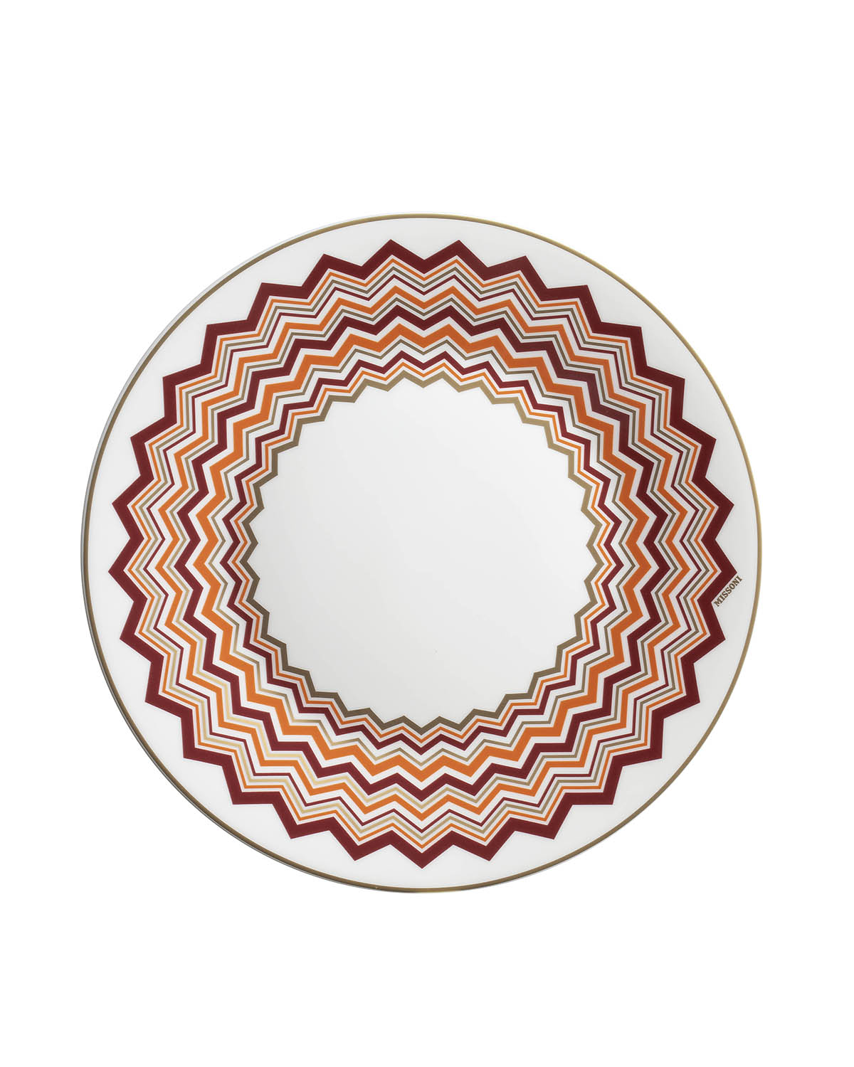 Missoni Home Dessert Plates ICONIC Set of 2 diam. 8.5"