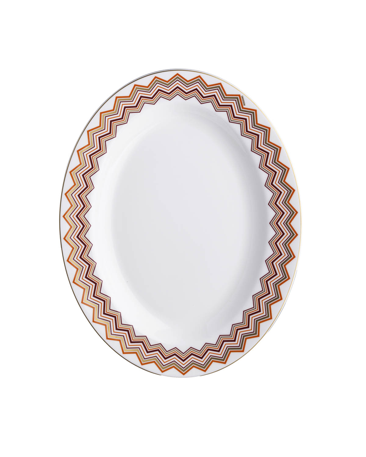Missoni Home Oval Dish ICONIC diam. 14"