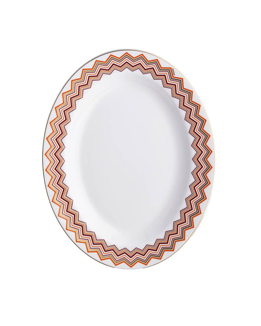 Missoni Home Oval Dish ICONIC diam. 14"