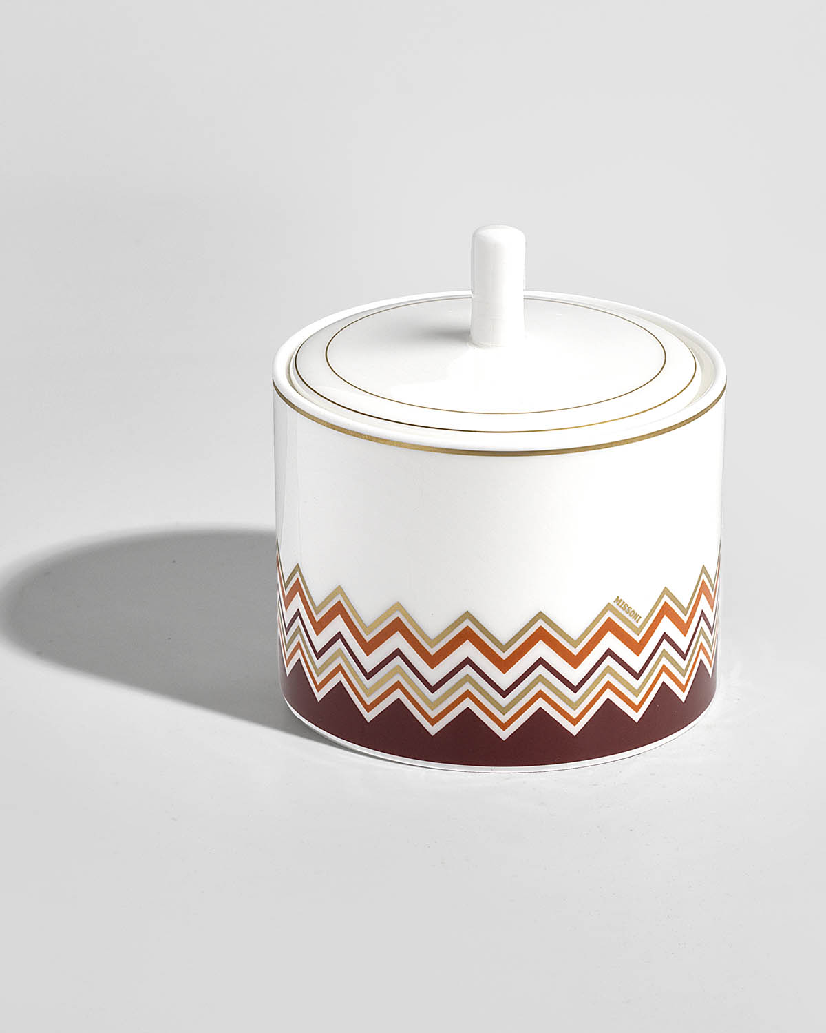 Missoni Home Sugar Pot ICONIC diam. 3.3", H 3.5"