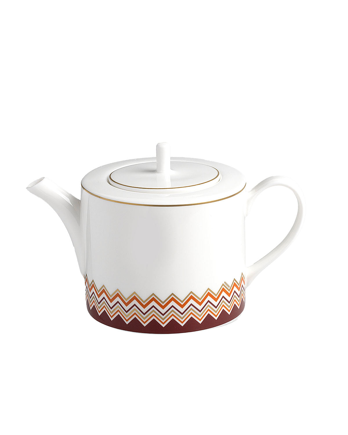 Missoni Home Tea Pot or Coffee Pot ICONIC diam. 4.75", H 5"