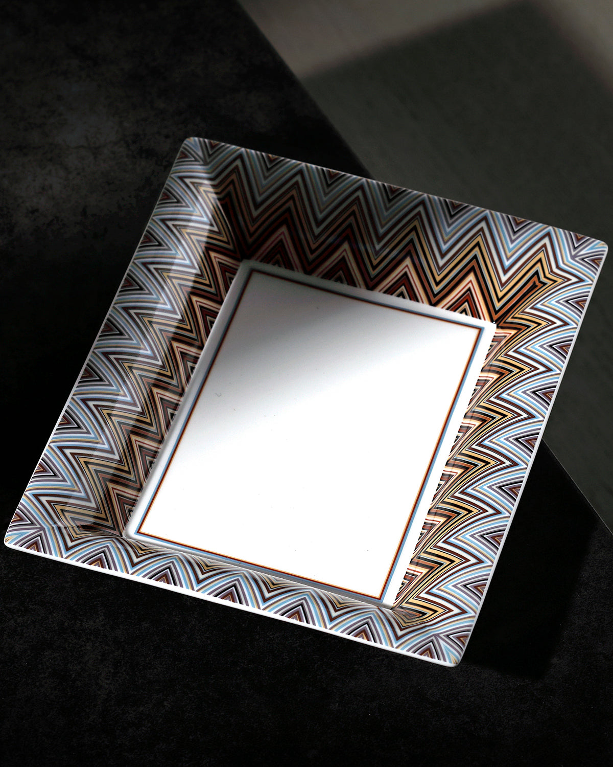 Missoni Home Tray ZIG ZAG Rectangular Large in Luxury Box Jarris 148 8.5" x 6.75"