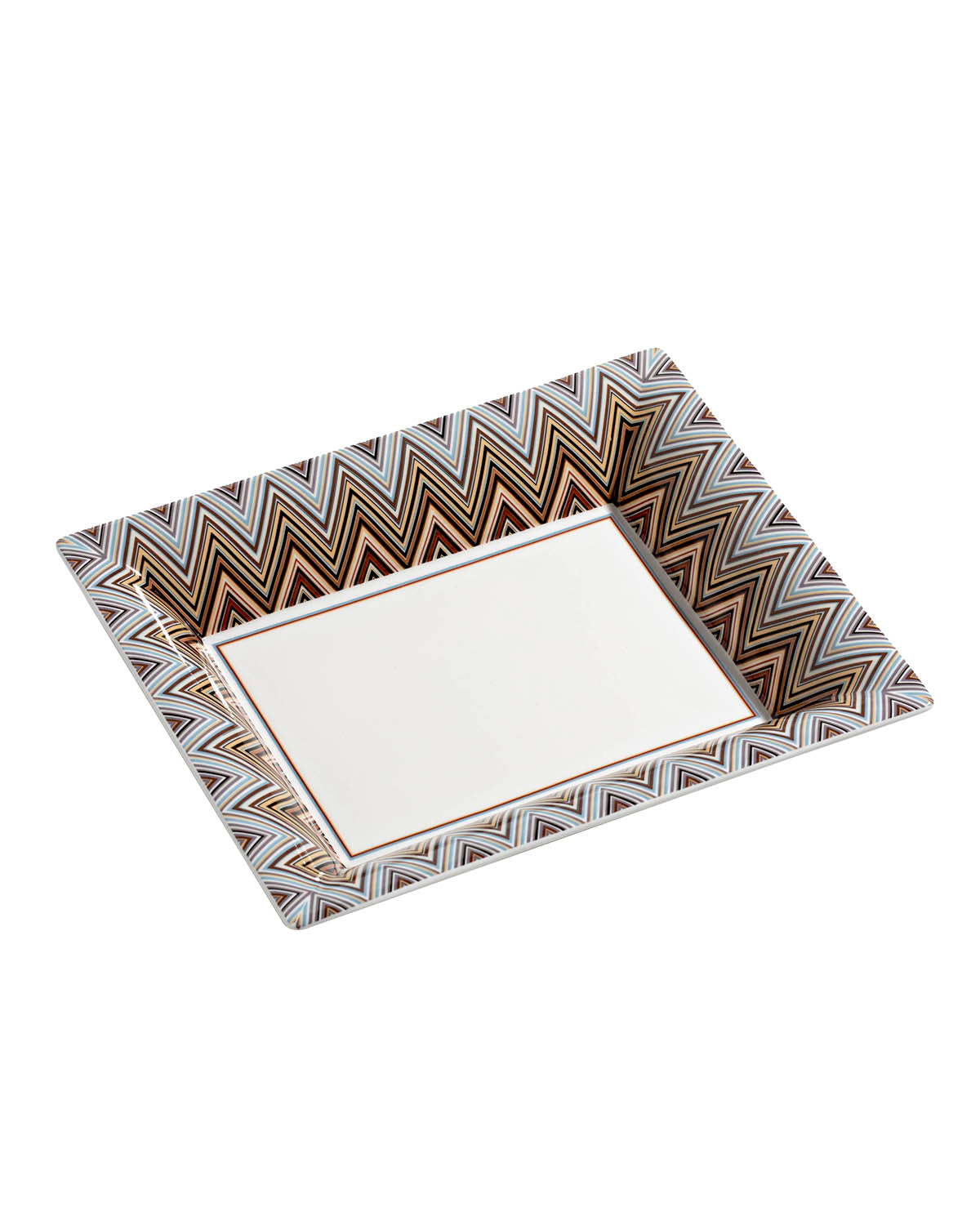 Missoni Home Tray ZIG ZAG Rectangular Large in Luxury Box Jarris 148 8.5" x 6.75"