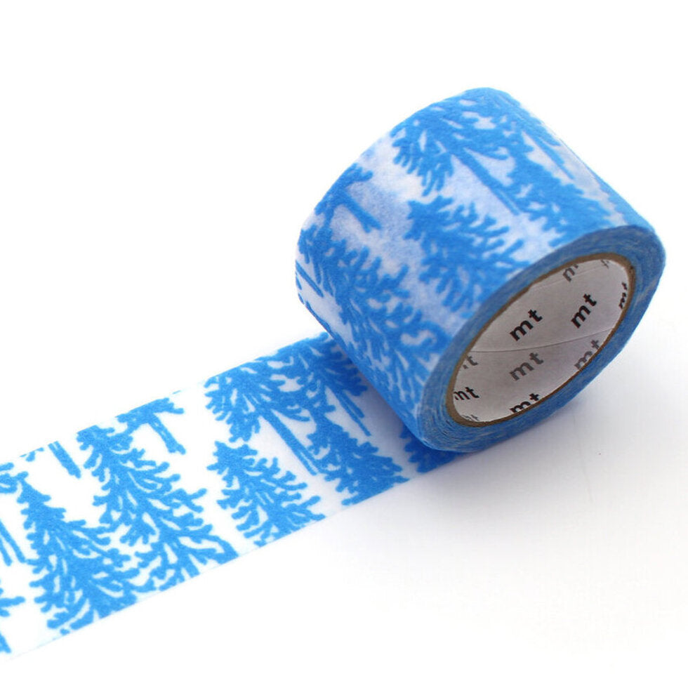MT Masking Tape- 30mm Mina Perhonen flocky metsä
