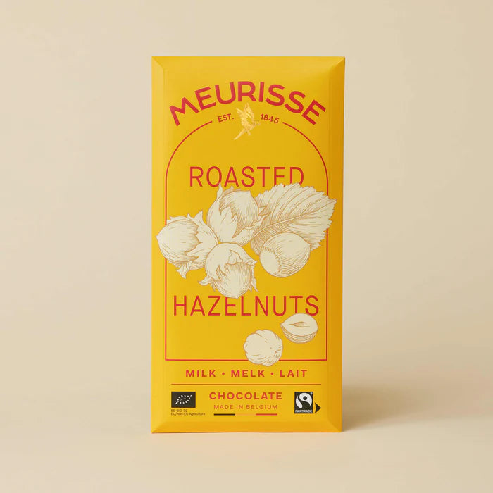 Meurisse - Chocolate Bar - Roasted Hazelnut - Milk Chocolate 39%