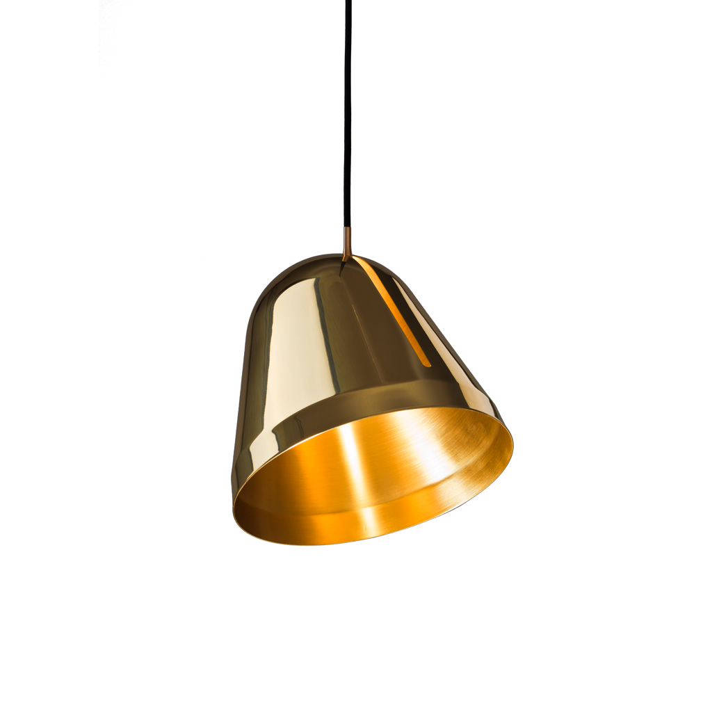 Tilt Brass Pendant - Large by  NYTA