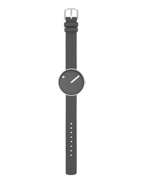 PICTO 34 mm / Thunder Grey dial / Thunder Grey leather strap