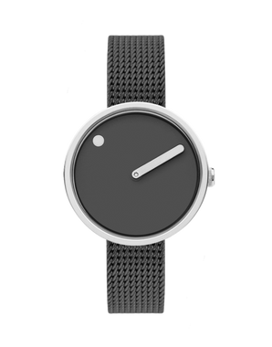 PICTO 30 mm / Thunder Grey dial / Matt grey mesh band