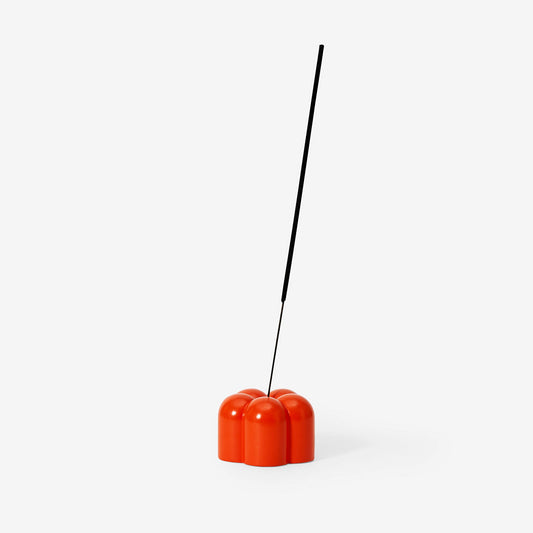 Poppy Candle & Incense Holder - Red by Areaware