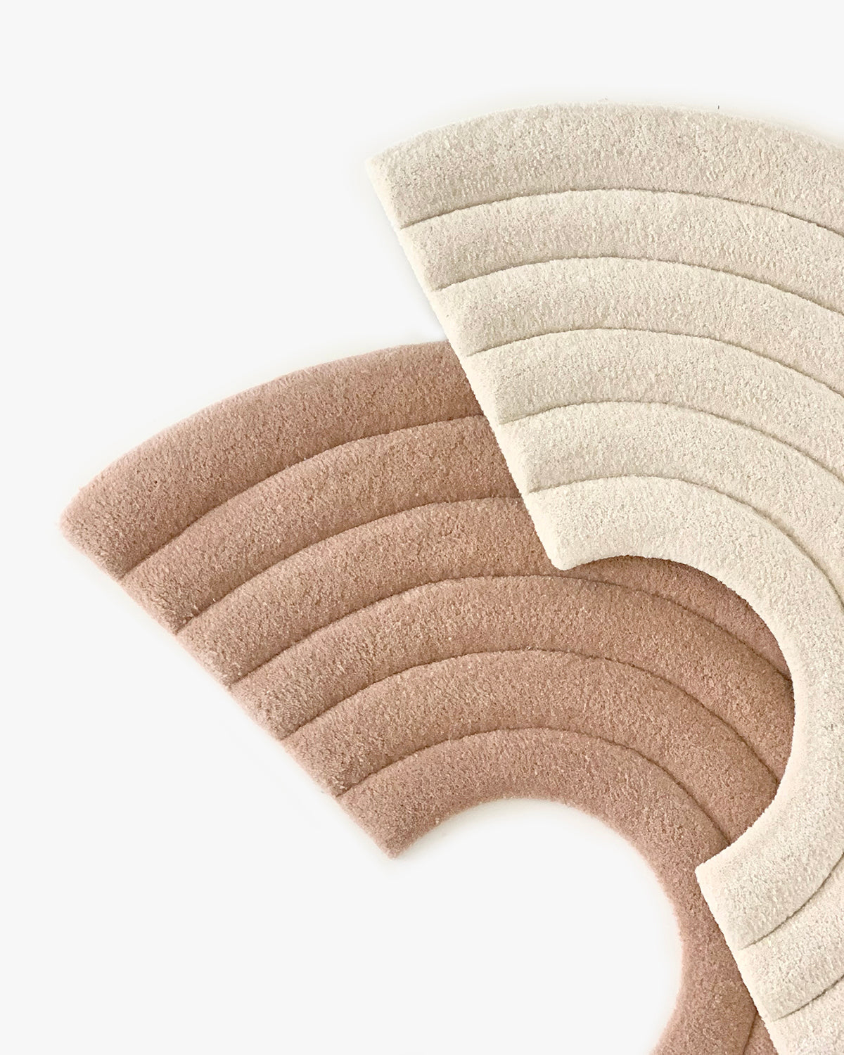 Maison Deux Rug RAINBOW Rose Dust 3.6 x 1.8 ft