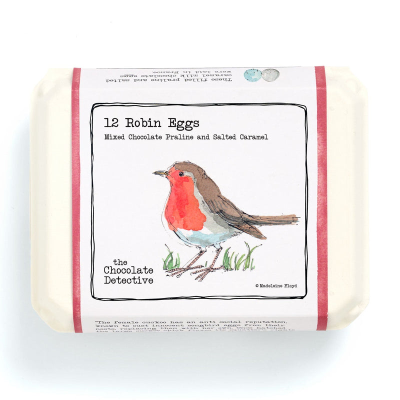 The Chocolate Detective - Robbin Eggs with Assorted Praline and Caramel