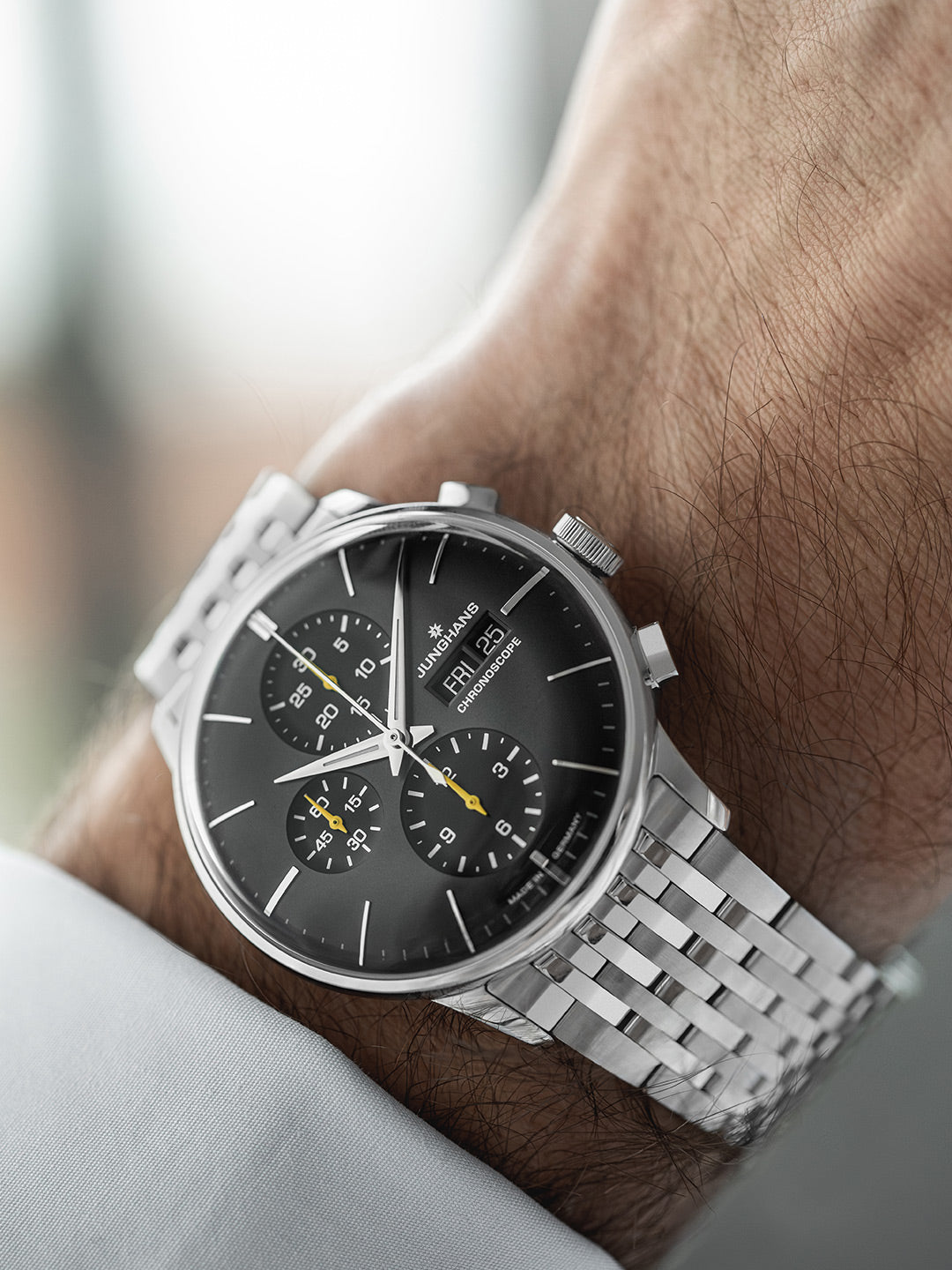 Meister Chronoscope, Datum englisch Watch 27/4429.47 by Junghans