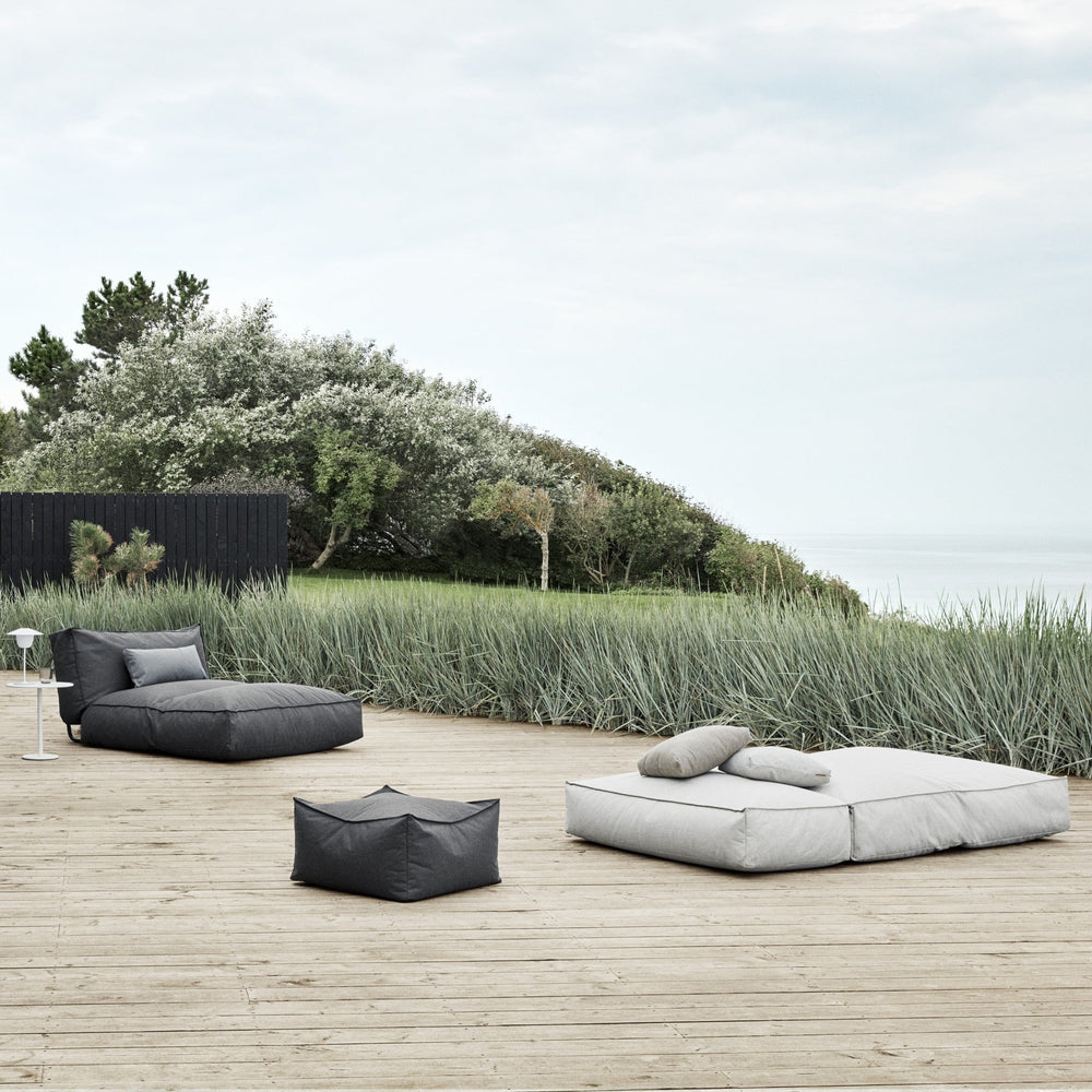 STAY Low-Profile Twin Size Outdoor Patio Convertible Daybed Lounger - Water and UV Resistant by Blomus