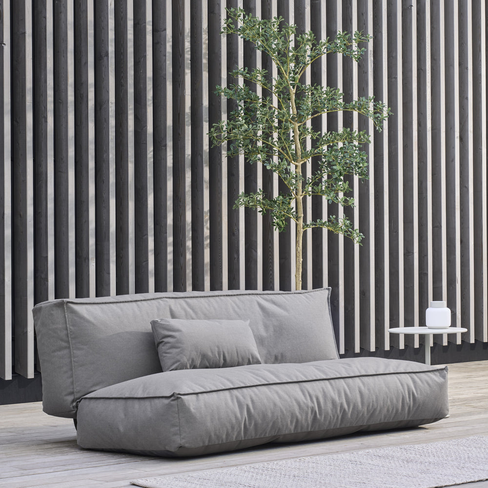 STAY Low-Profile Outdoor Patio Lounge Sofa - 3 Seat - Water and UV Resistant by Blomus