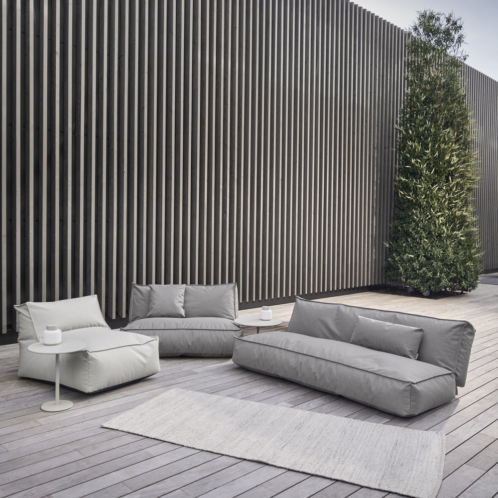 STAY Low-Profile Outdoor Patio Lounge Sofa - 3 Seat - Water and UV Resistant by Blomus