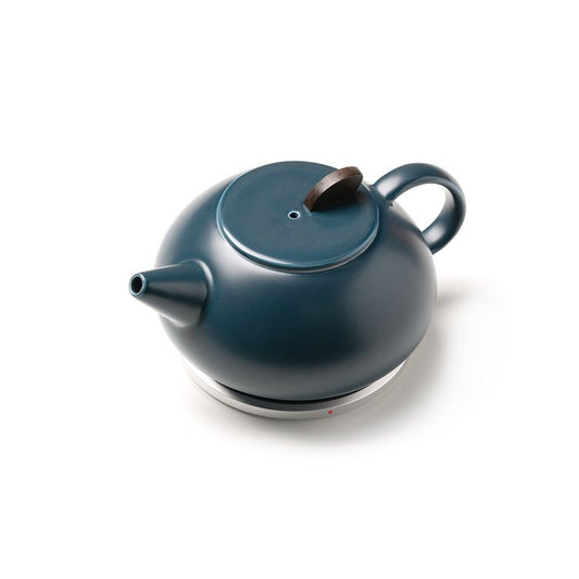 Leiph Self Heating Teapot Set - Deep Navy