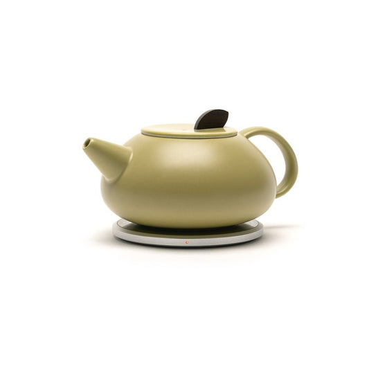 Leiph Self Heating Teapot Set - Classic Olive