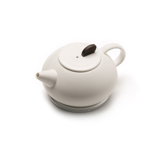 Leiph Self Heating Teapot Set - Jasmine White