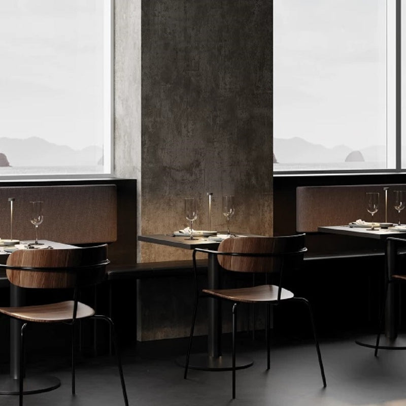 TURAS Mobile Rechargeable LED Table Lamp - Granite Grey