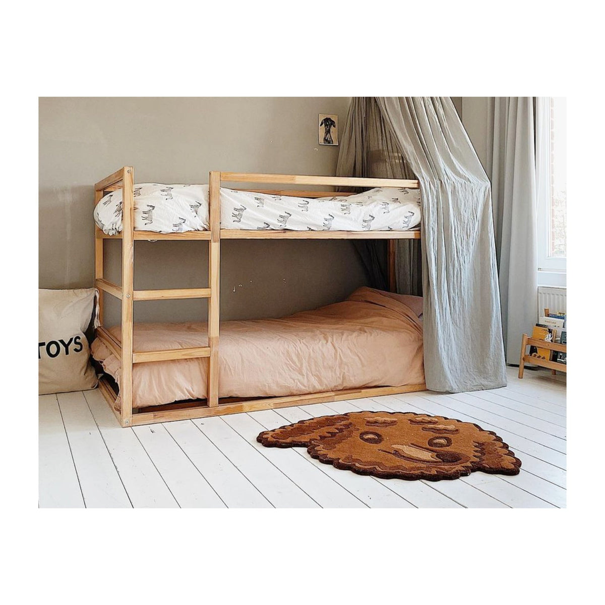 Maison Deux Rug TINY DOG 3.2 x 2.6 ft