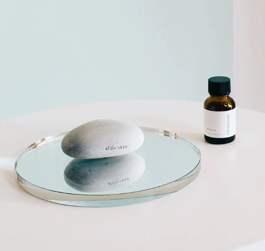 POTTERY STONE DIFFUSER - WHITE BY ELEMENSE