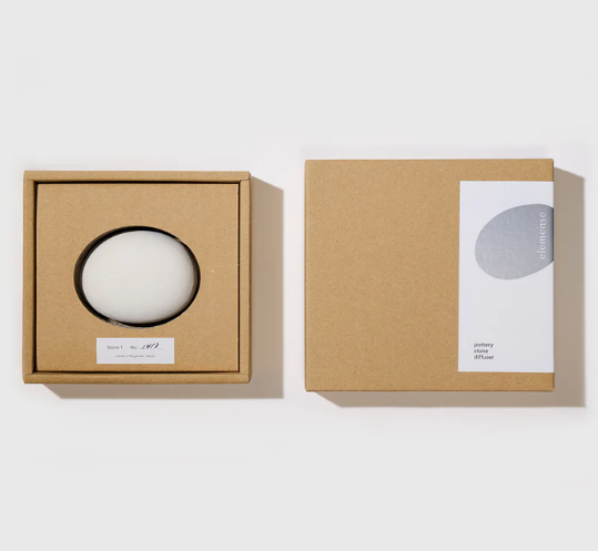 POTTERY STONE DIFFUSER - WHITE BY ELEMENSE