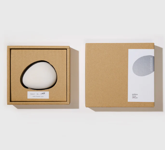 POTTERY STONE DIFFUSER - WHITE BY ELEMENSE