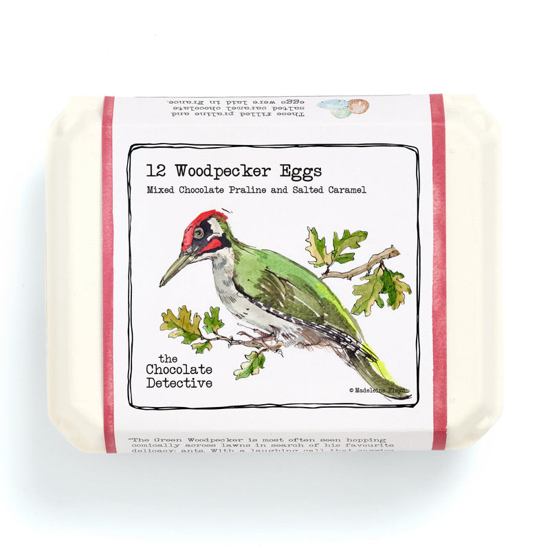 The Chocolate Detective - Woodpecker Eggs with Assorted Praline and Caramel