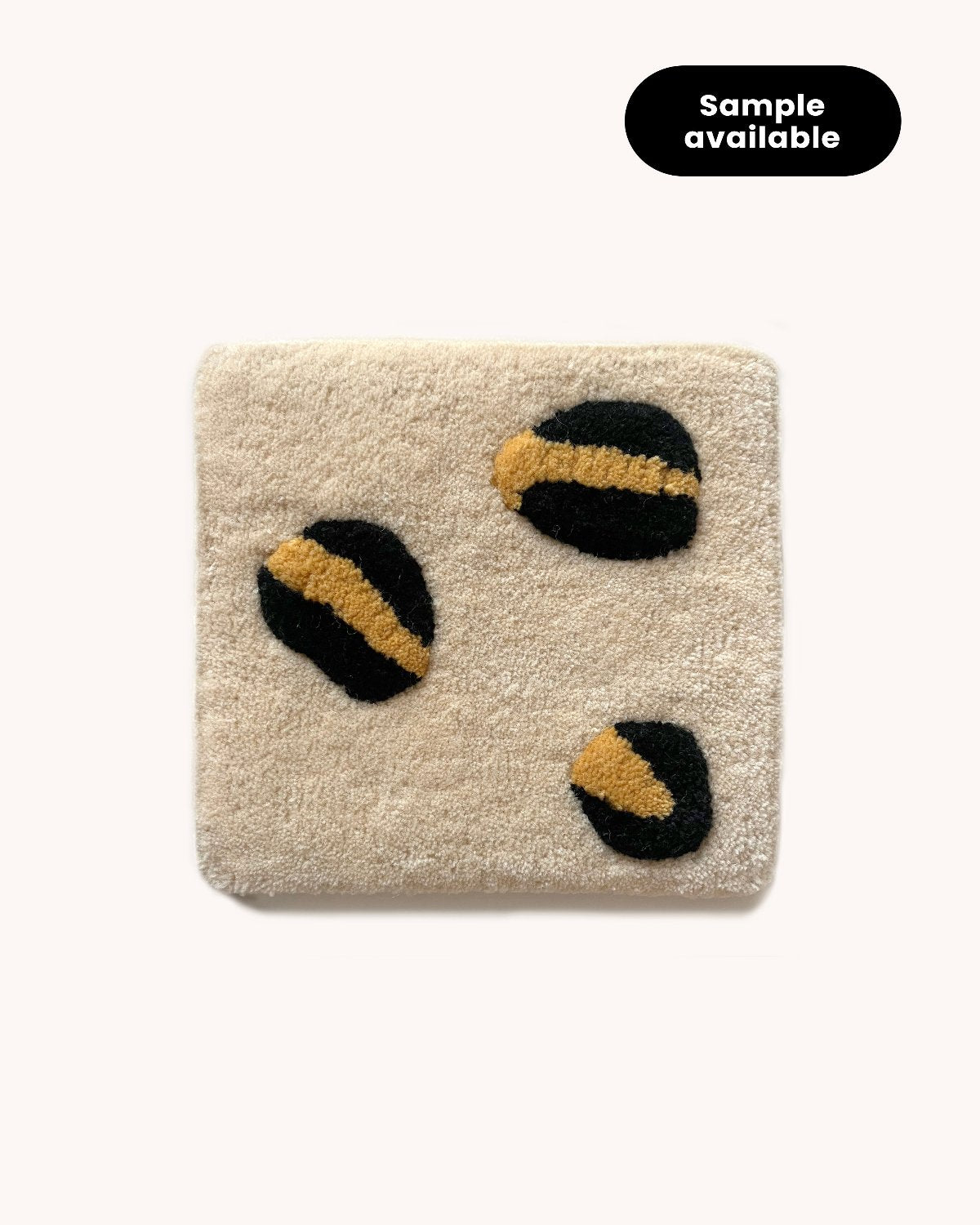 Rug LEOPARD Beige / Brown and Black Print 3.9 x 5.9ft