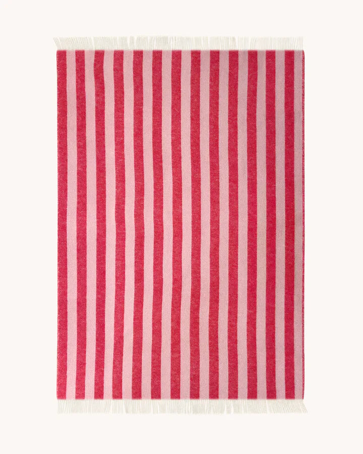 Blanket CANDY WRAP Pink / Cherry 4.25 x 6.5 ft by Maison Deux