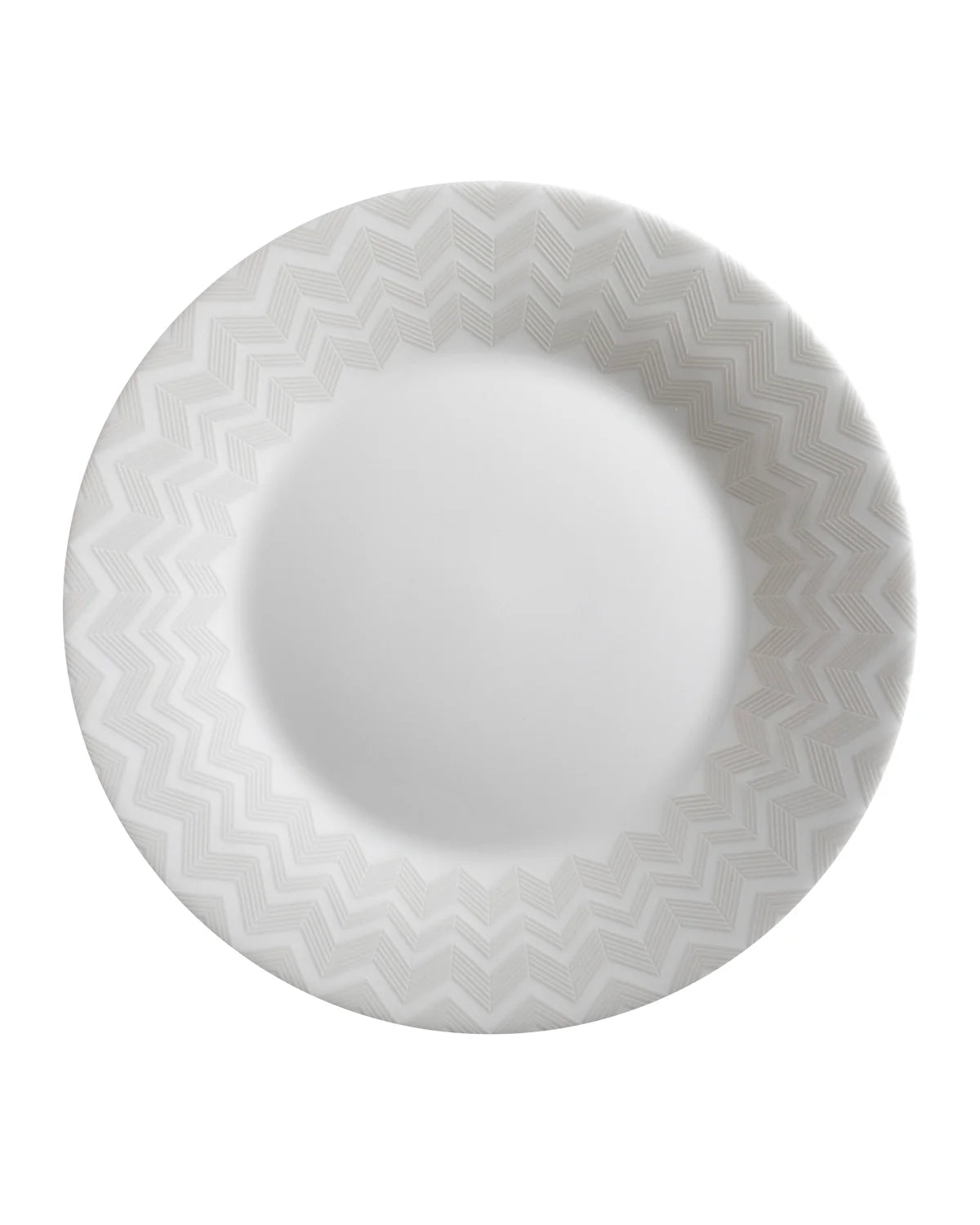 Dessert Plates ZIG ZAG (Set of 6) White 8.5" by Missoni Home