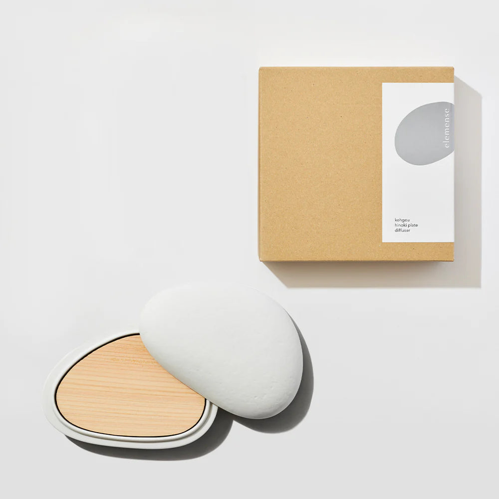 Kohgou Hinoki Plate Diffuser White 98166 by elemense