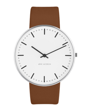 City Hall 40mm Watch (53202-2017S) by Arne Jacobsen