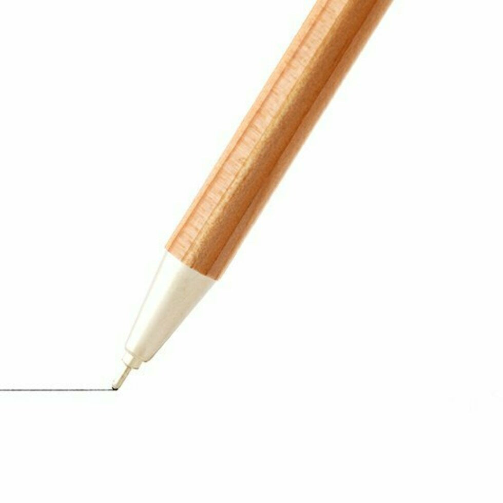 Delfonics Wood Ball Pen 6" - red