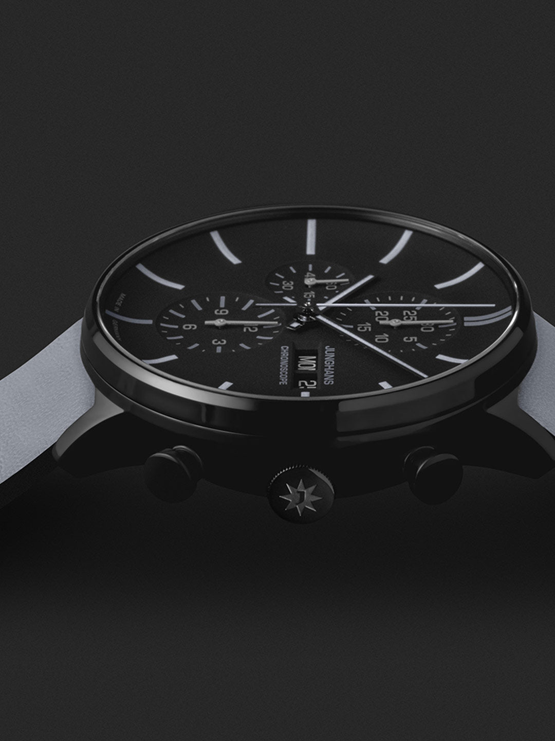 FORM A Chronoscope Watch 27/4371.01 by Junghans