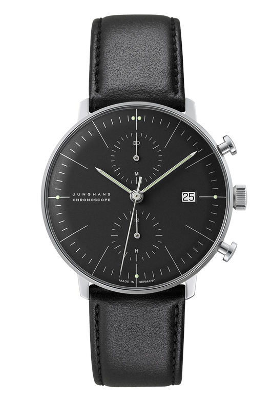 max bill Chronoscope Watch 27/4601.02 by Junghans