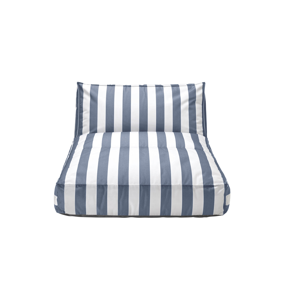 STAY Cabana Stripe Low-Profile Outdoor Patio Convertible Daybed Lounger - Luxury Pool Furniture - Water and UV Resistant by Blomus
