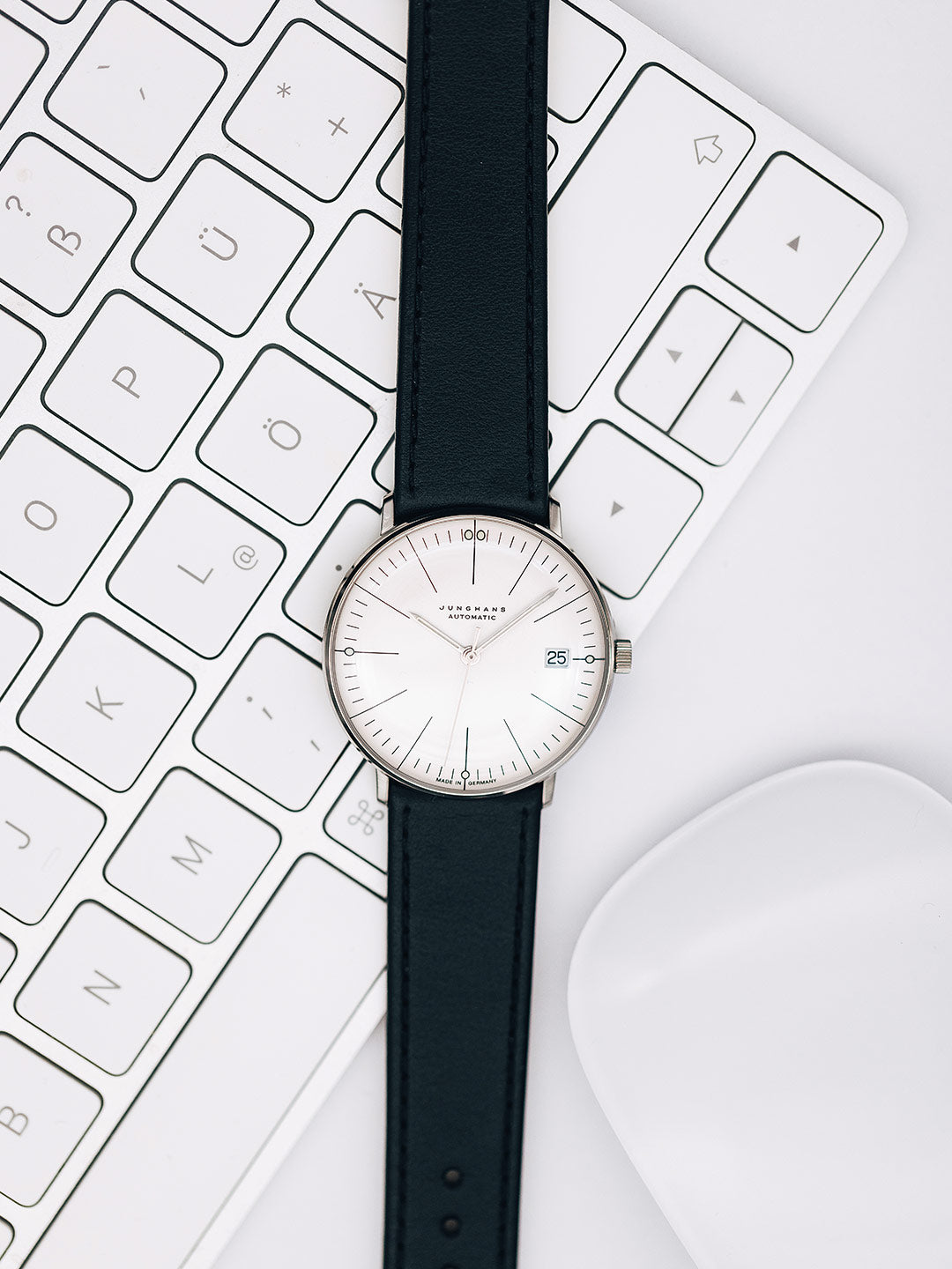max bill Kleine Automatic Watch 27 4105.02 by Junghans