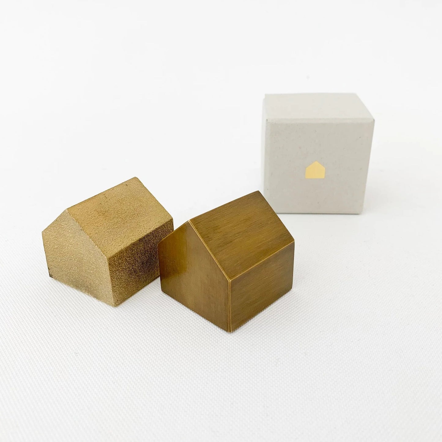 House Paper Weight (Aged Brass) Designed by Takashi Hirayama