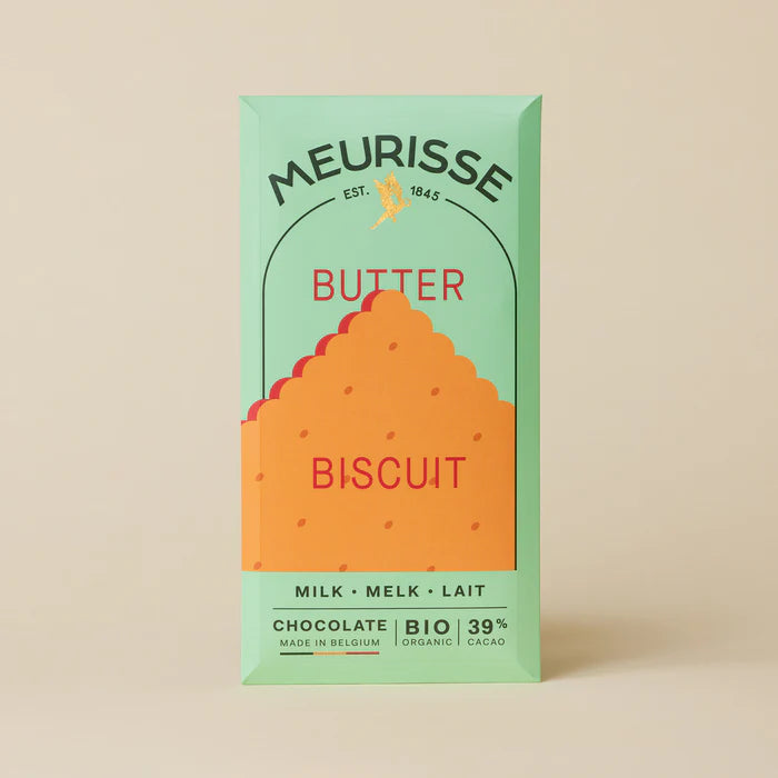 Meurisse - Chocolate Bar - Butter Biscuit - Milk Chocolate 39%