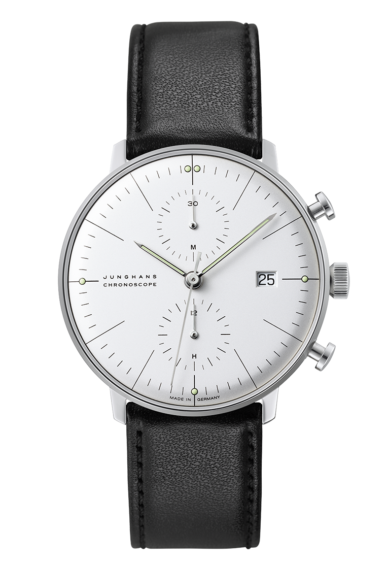 max bill Chronoscope Watch 27/4600.02 by Junghans