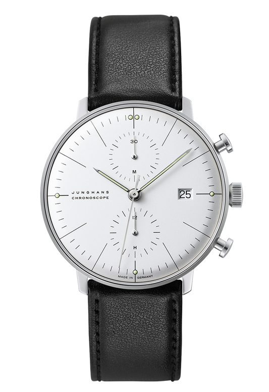 max bill Chronoscope Watch 27/4600.02 by Junghans