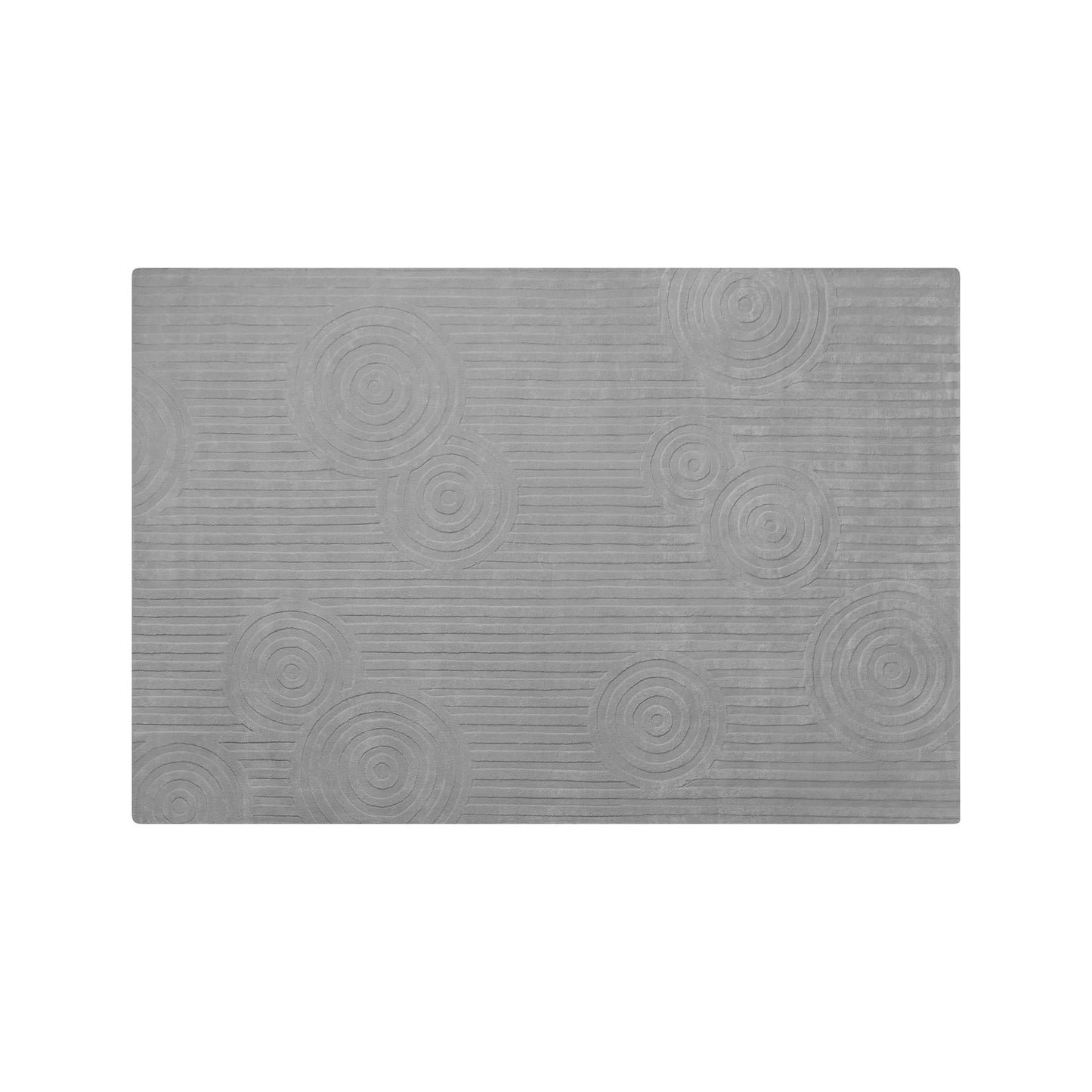 UZU Viscose Area Rug - Zinc by blomus