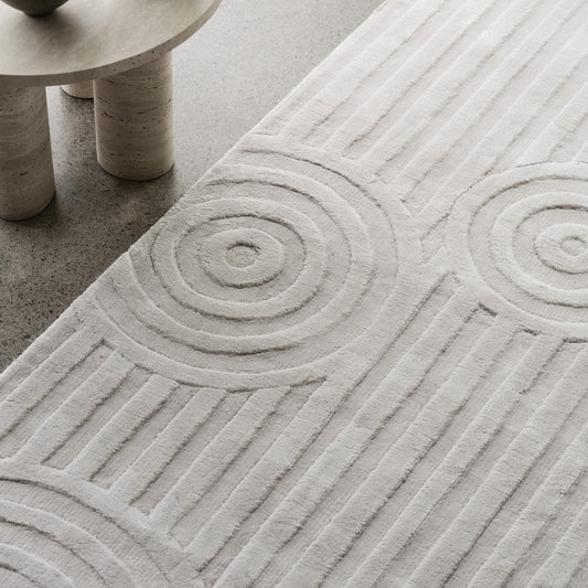 UZU Viscose Area Rug - Zinc by blomus