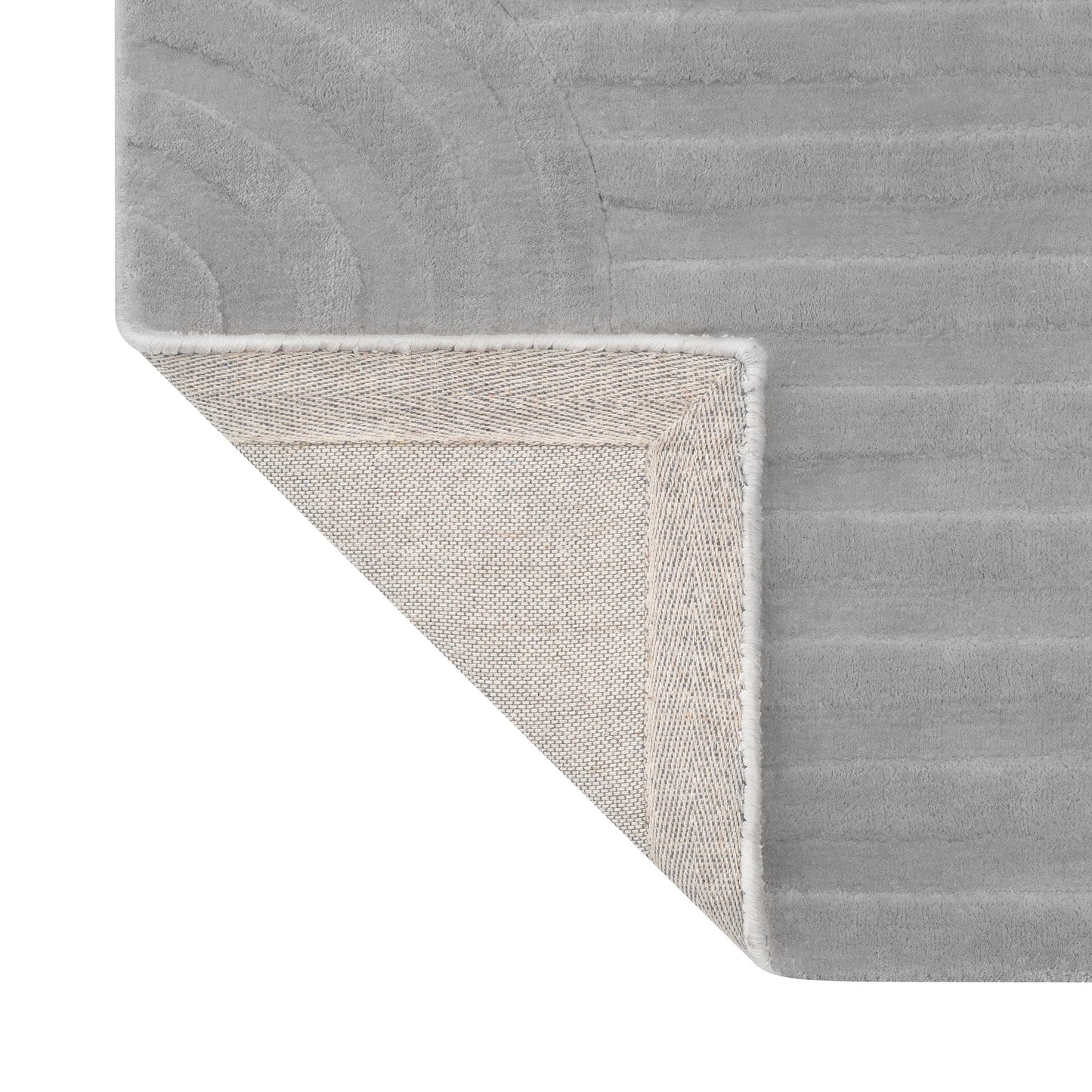 UZU Viscose Area Rug - Zinc by blomus