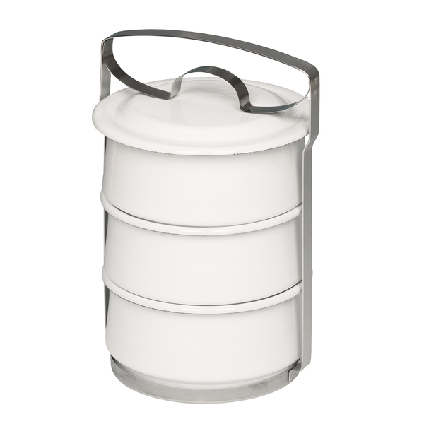 RIESS Three-Tier Enamel Food Container