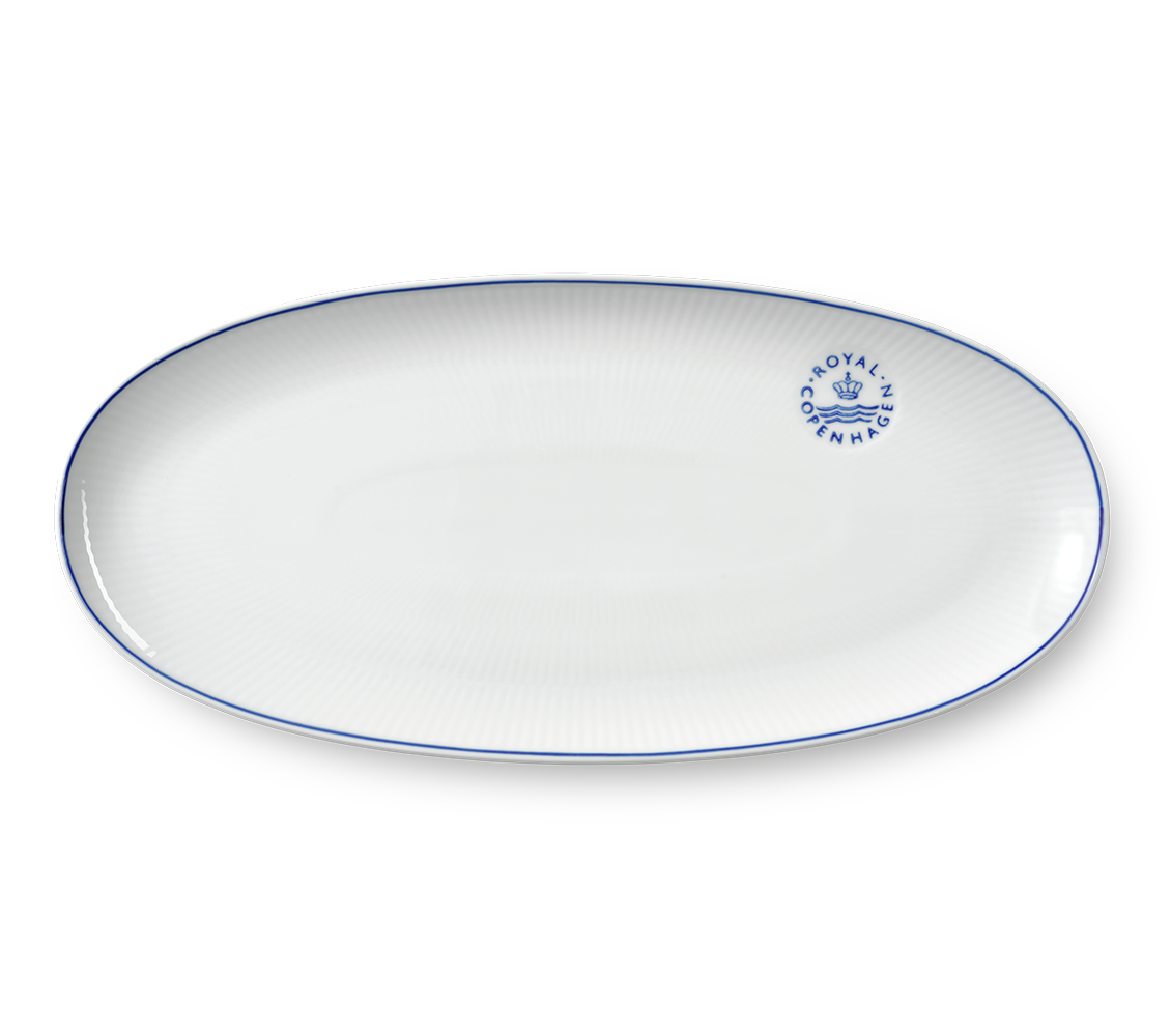 ROYAL COPENHAGEN BLUELINE Long Oval Dish 14.5"