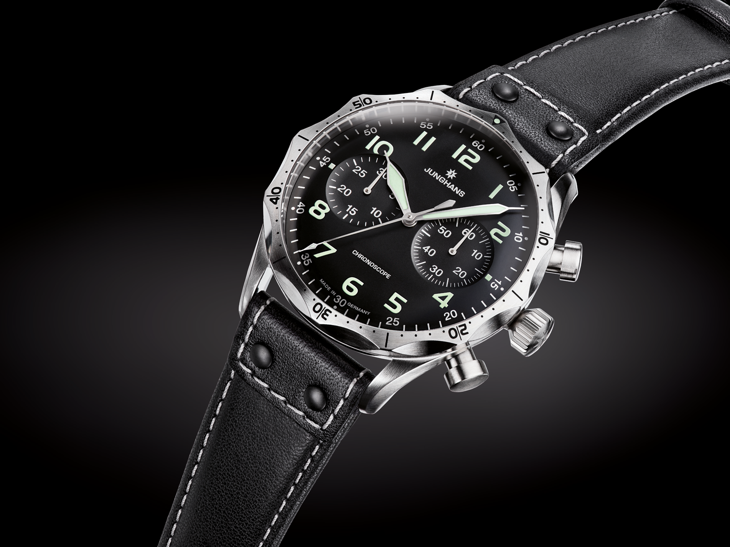 Pilot Chronoscope Watch  27/3590.00 by Junghans